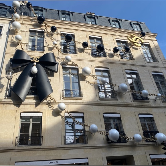 CHANEL Black Grained Calfskin Leather Chain CC Logo Dad Sandals - Picture 11 of 13